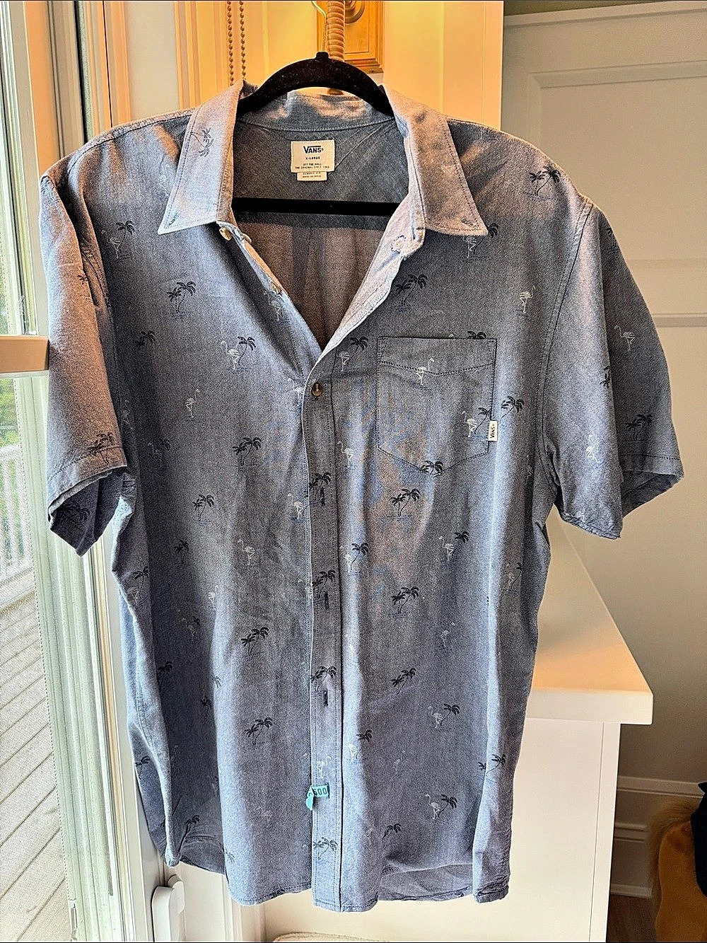Vans Classic Fit Men's Patterned Shirt Size XL Like New